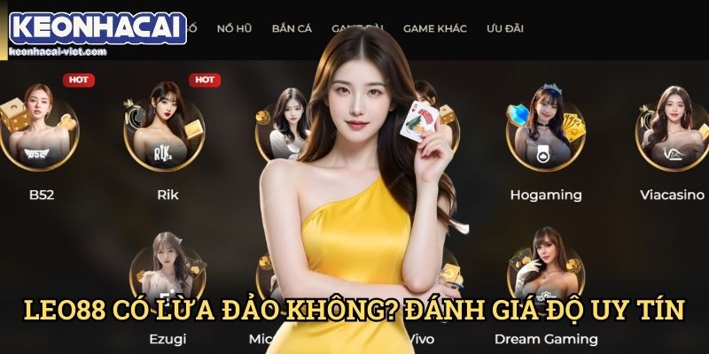 Đánh Giá Leo88 Keonhacai viet – Nhà Cái Đáng Tin Cậy Hay Không? 2 Leo88 Có Lừa Đảo Không? Đánh Giá Độ Uy Tín